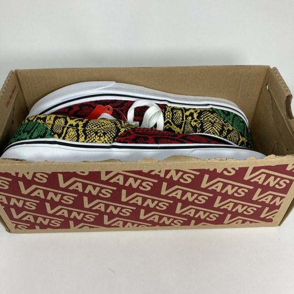 Vans Era Multi Python Rasta Sneakers Women’s 6 50% Off Sale - Picture 7 of 8